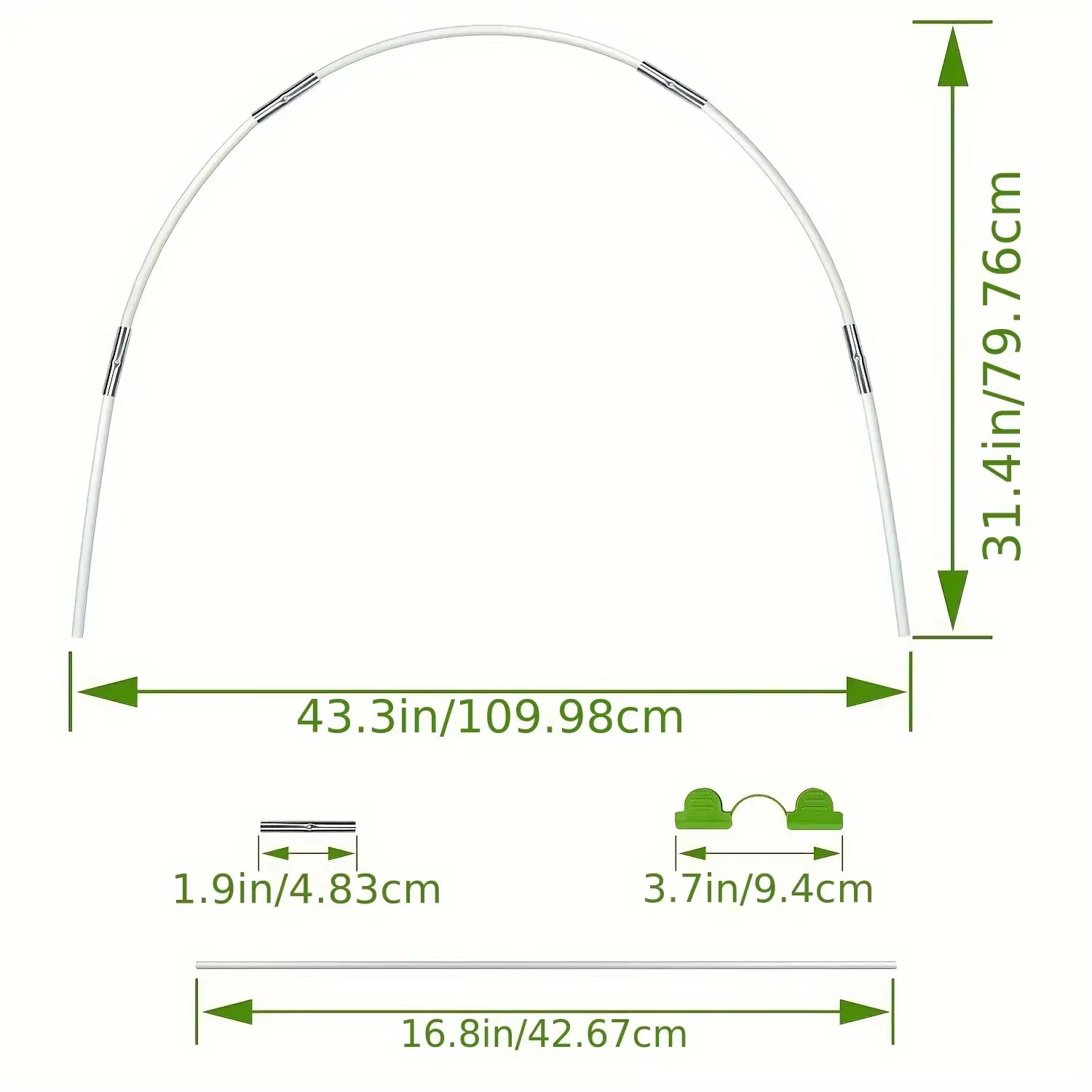 Arche de serre DIY pour tunnel végétal