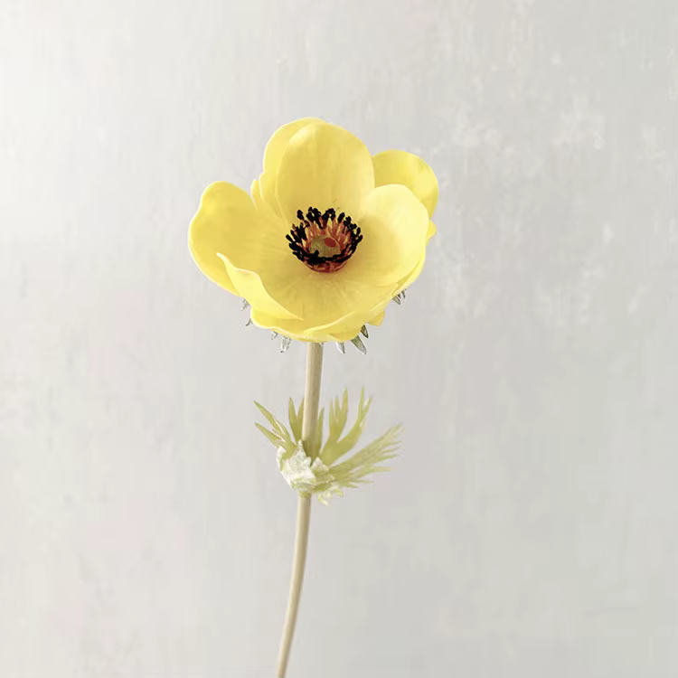 Fleurs d'anémone artificielles en PU