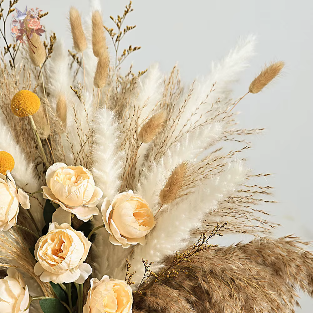 Mélange de fausses pivoines artificielles