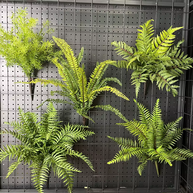 1 pièces plante artificielle vert persan feuilles de fougère décor de chambre fausse