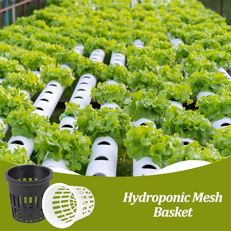 Lot de 20 paniers de culture pour jardin avec filet