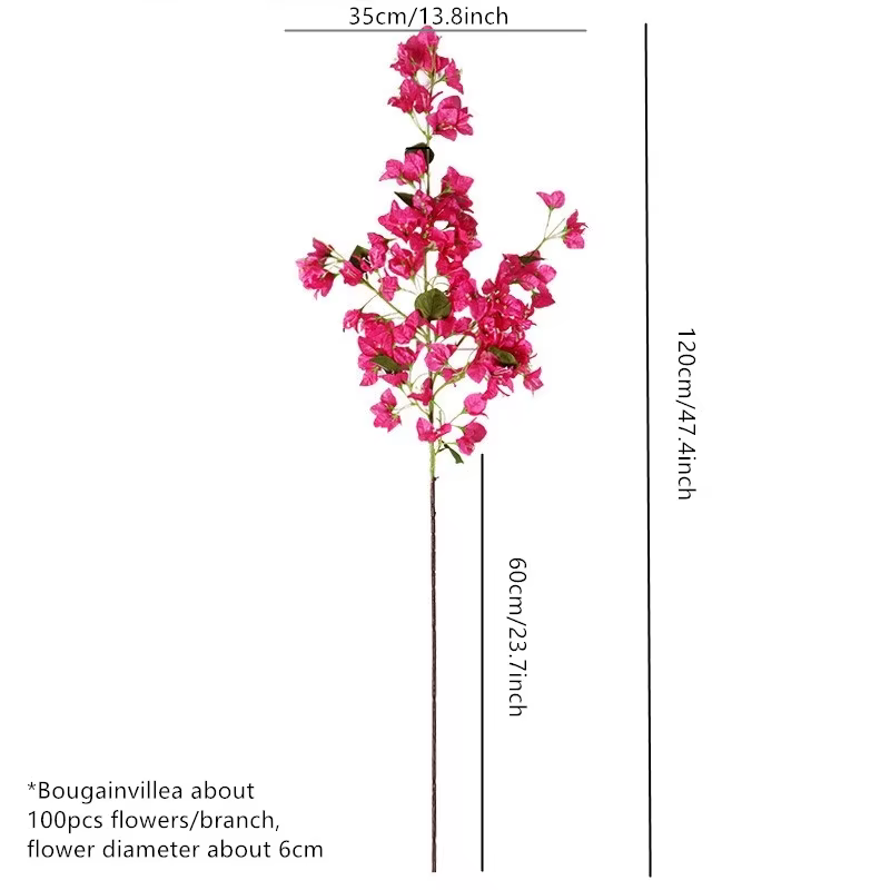 Fleur artificielle Bougainvillier en soie