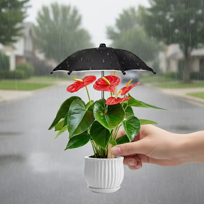 Parasol de jardin réglable en hauteur pour plantes