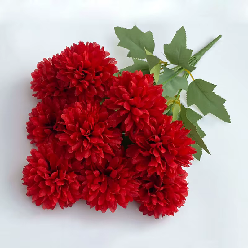 Bouquet de fleurs artificielles chrysanthème