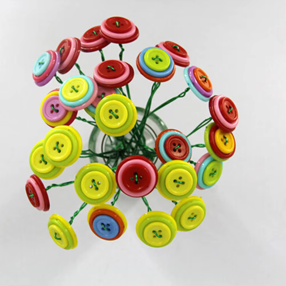 Fil de fer pour document de bouquet de fleurs bricolage