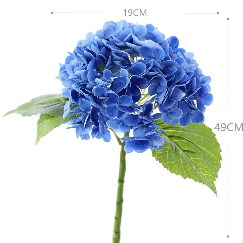 Hortensia Artificiel en Latex au Toucher Réel
