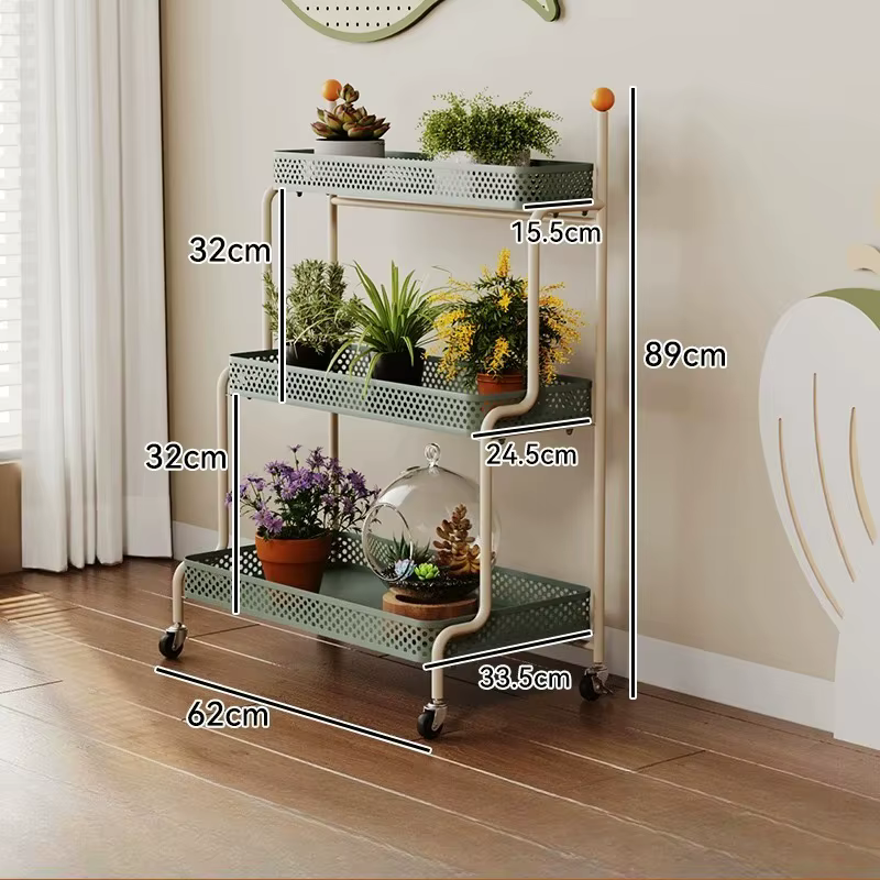 Support de présentation pour plantes d'extérieur en forme de rose