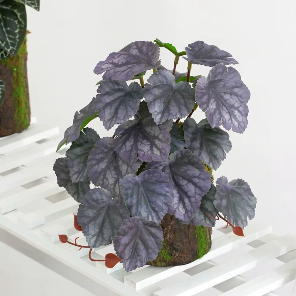 23 feuilles de plantes vertes artificielles