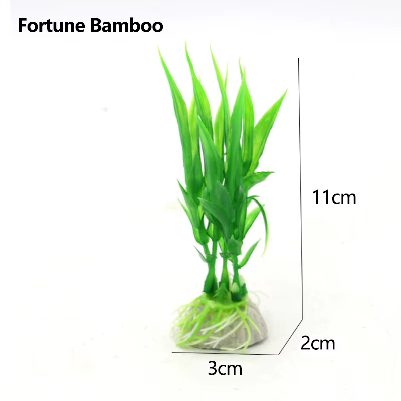 Plante aquatique artificielle en plastique