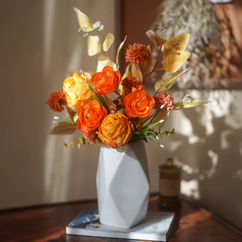 Fleurs artificielles décor bouquet