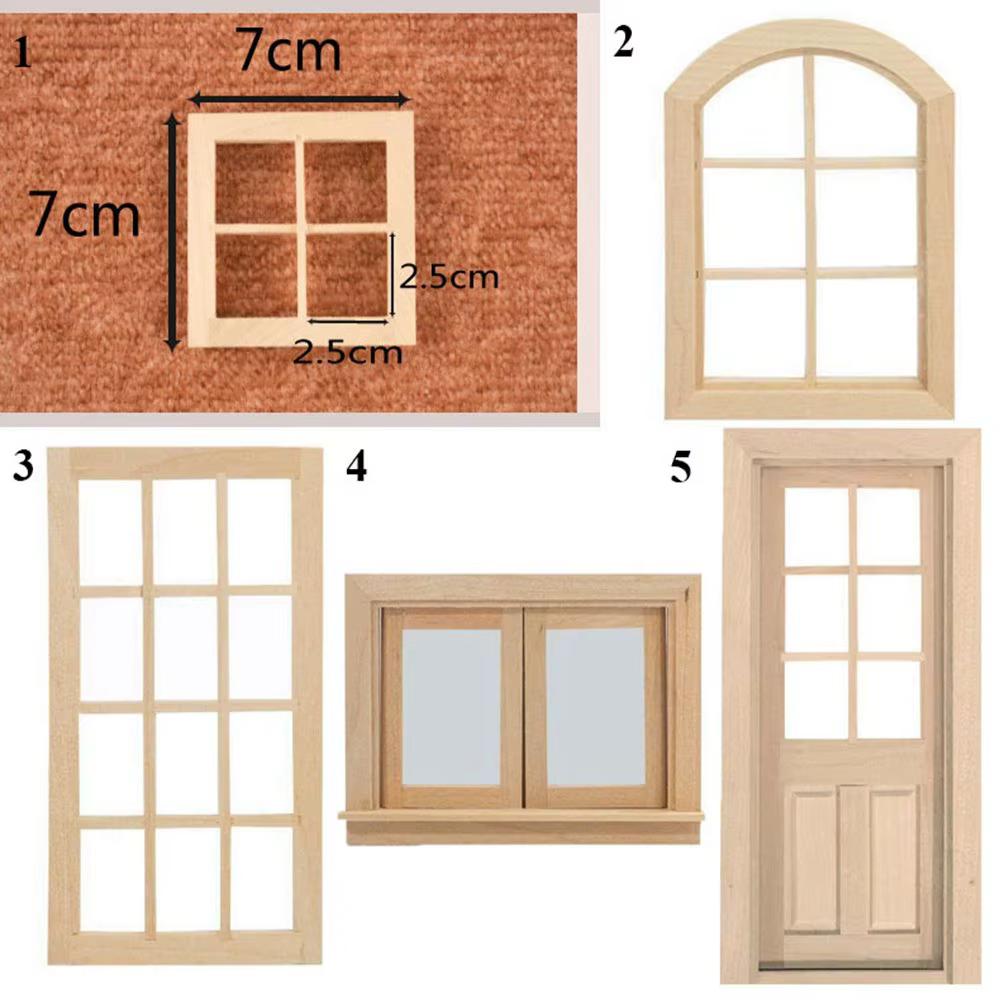 Meubles de maison à double fenêtre bricolage