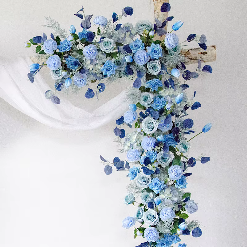 NucleoFor-Arche de Fleurs Artificielles pour Décoration de Mariage