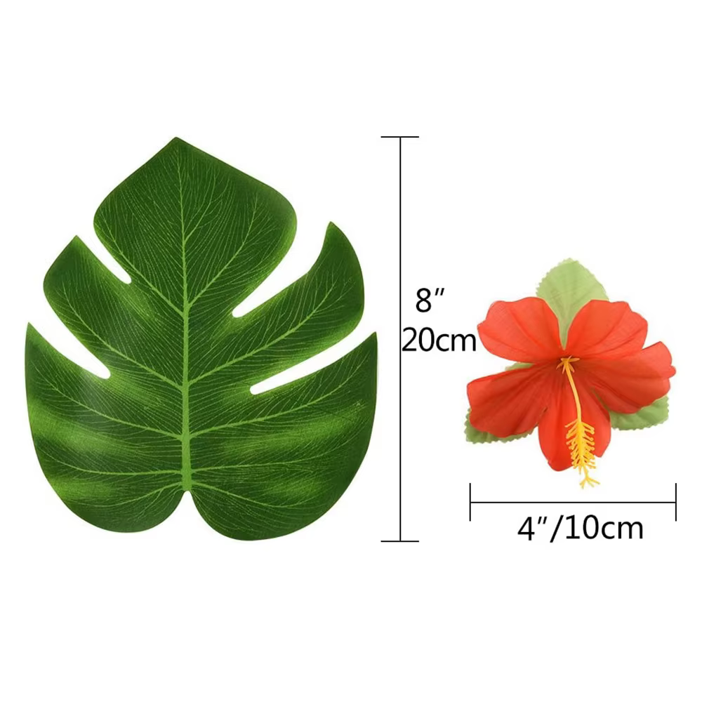 Feuilles de palmier Monstera tropicales
