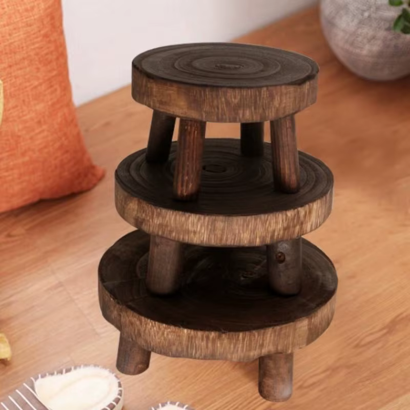 Support de plantes en bois