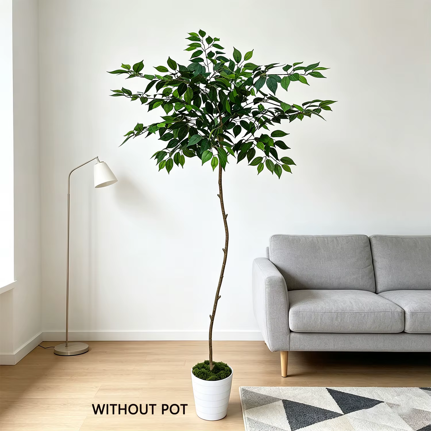 Arbre artificiel Ficus Banyan de 70-190 cm, plante artificielle haute, ornement végétal artificiel pour la maison, le jardin, le magasin, le balcon, le salon, décoration