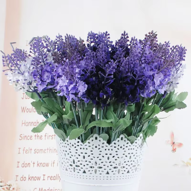 Lavande artificielle pour la décoration de la maison