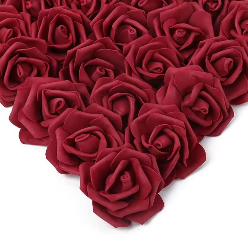 Bouquet de roses en mousse PE Premium pour noël