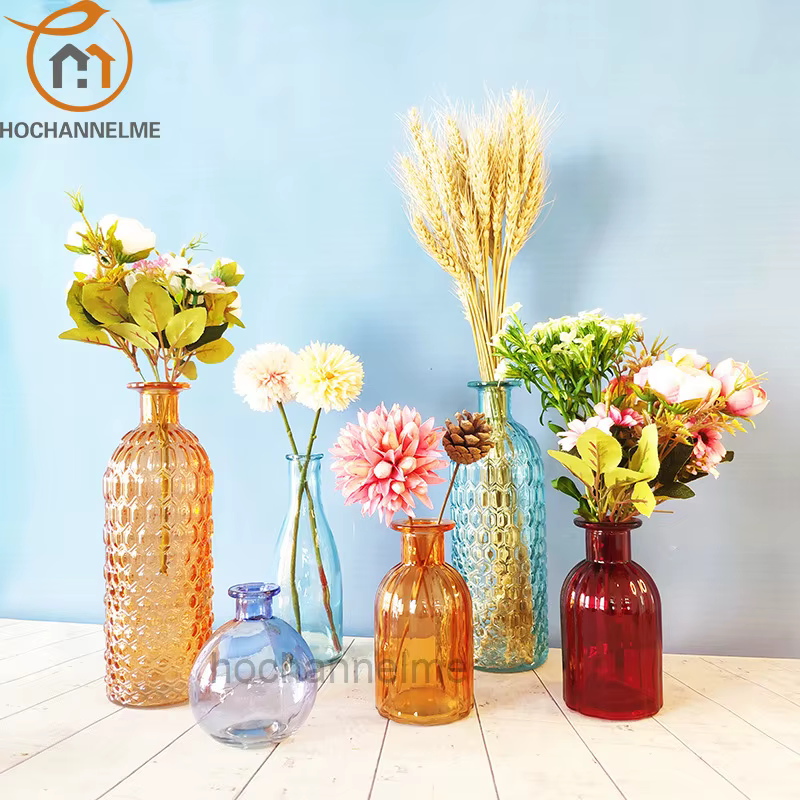 Vase en verre pour décoration de salon