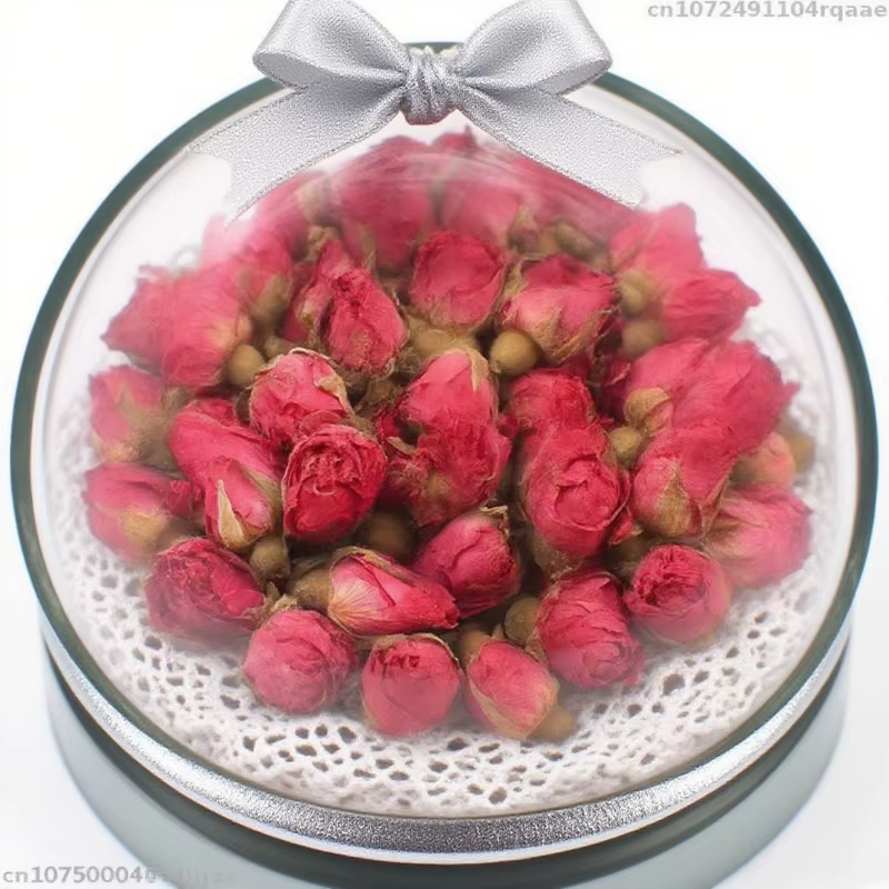 Petites roses séchées naturelles de haute qualité