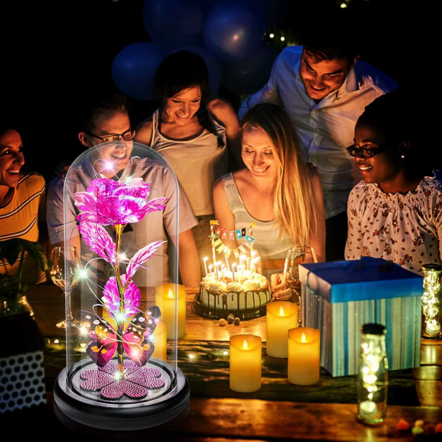 Cadeaux de roses pour la fête des mères pour maman