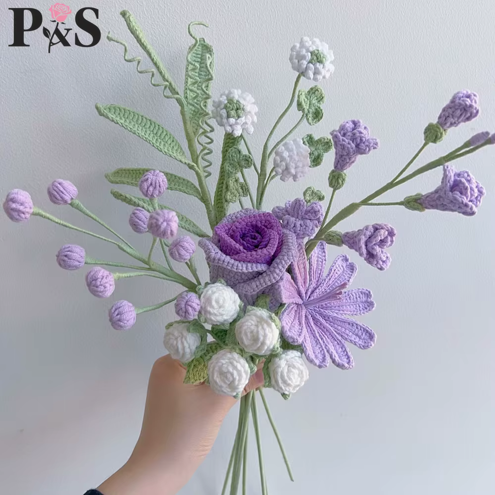 Fleurs au Crochet faites à la main