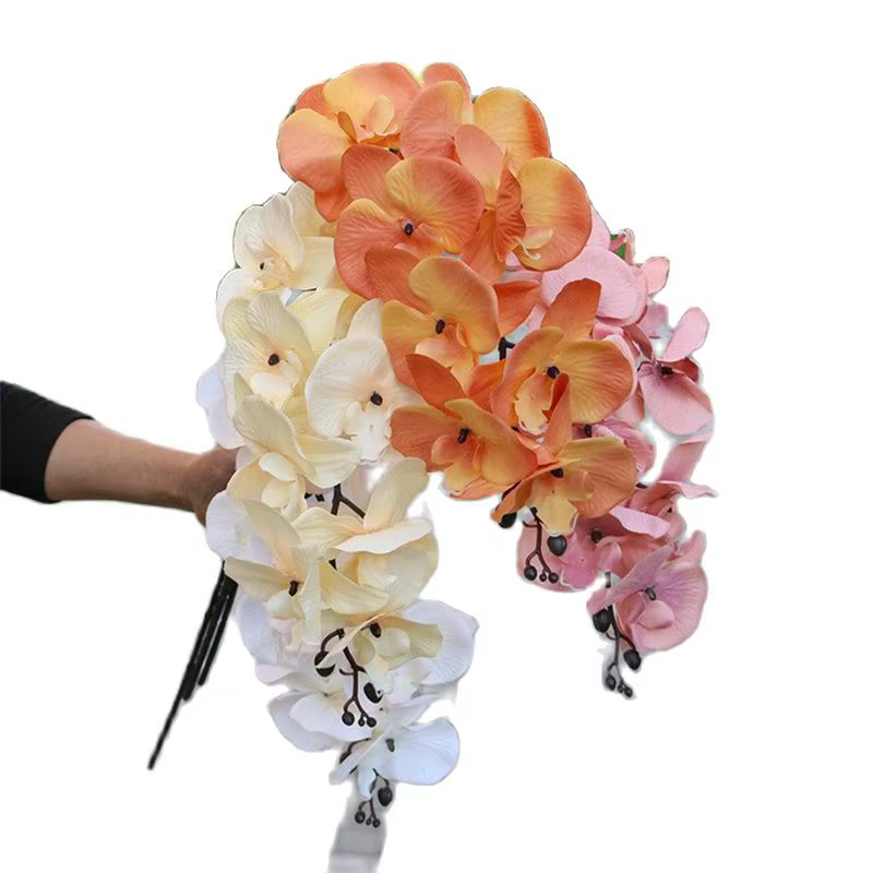 Branche d'orchidées papillon artificielle