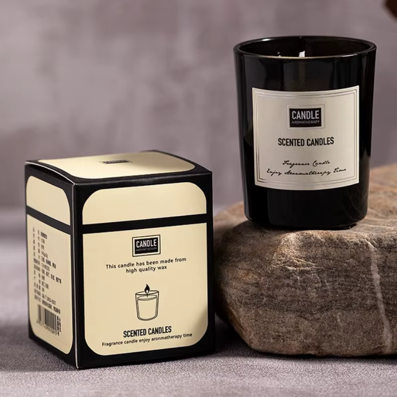 Bougie d'aromathérapie au parfum de plantes européennes modernes