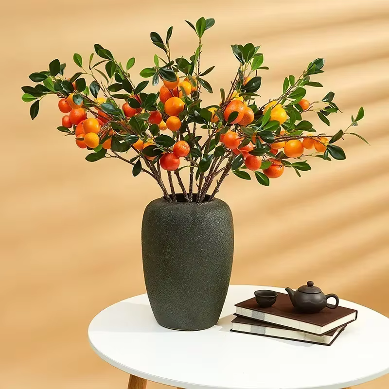 Décoration de maison Orange simulée