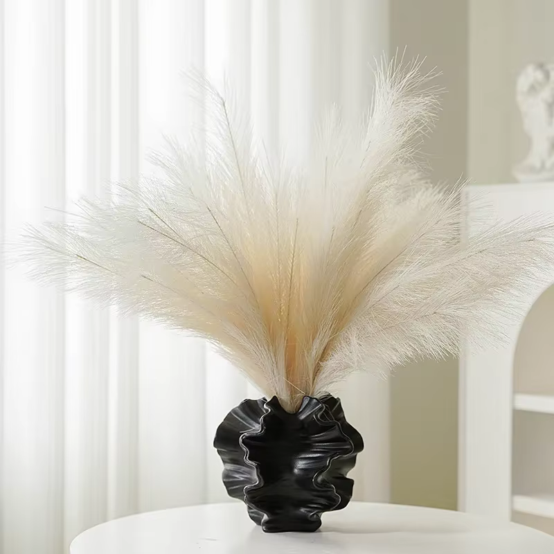 Vase à Fleurs en Céramique en Forme de Pétale