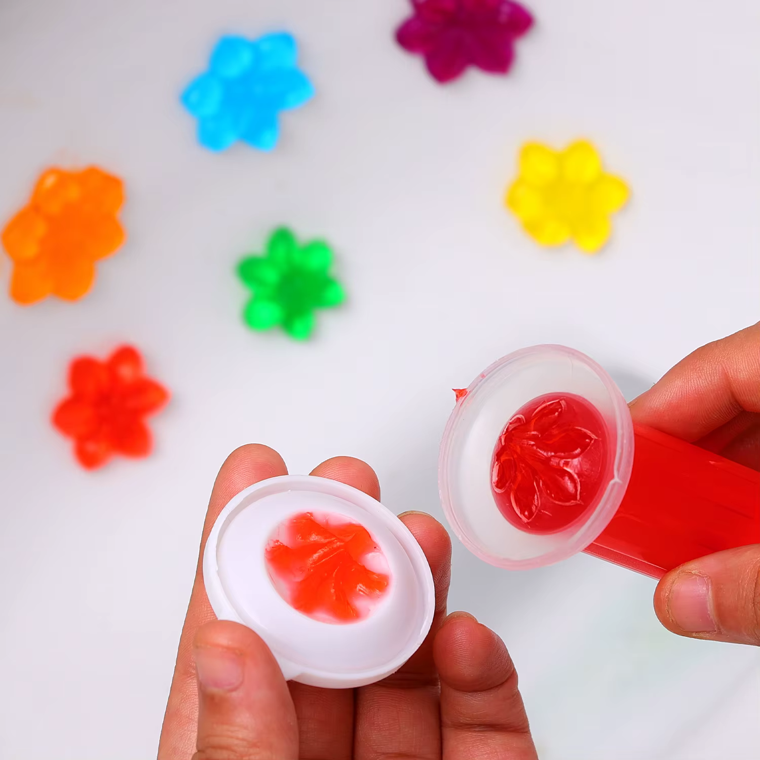 Gel nettoyant WC en tube à presser, parfum floral, désodorisant, assainisseur d'air pour cuvette de toilettes, kit de tampons de gel nettoyant colorés