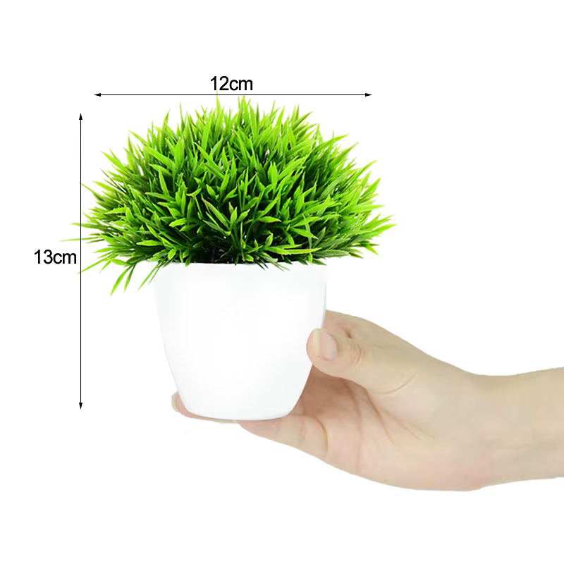 Plantes artificielles en Pot bonsaï vert petit arbre herbe