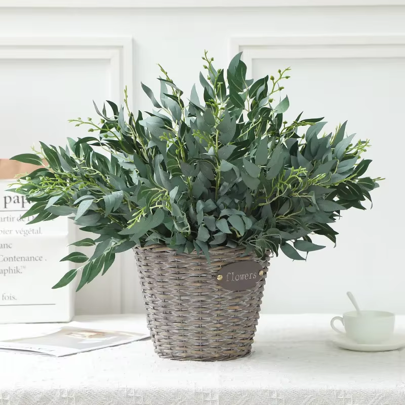 Fleurs Artificielles en Feuilles de Saule