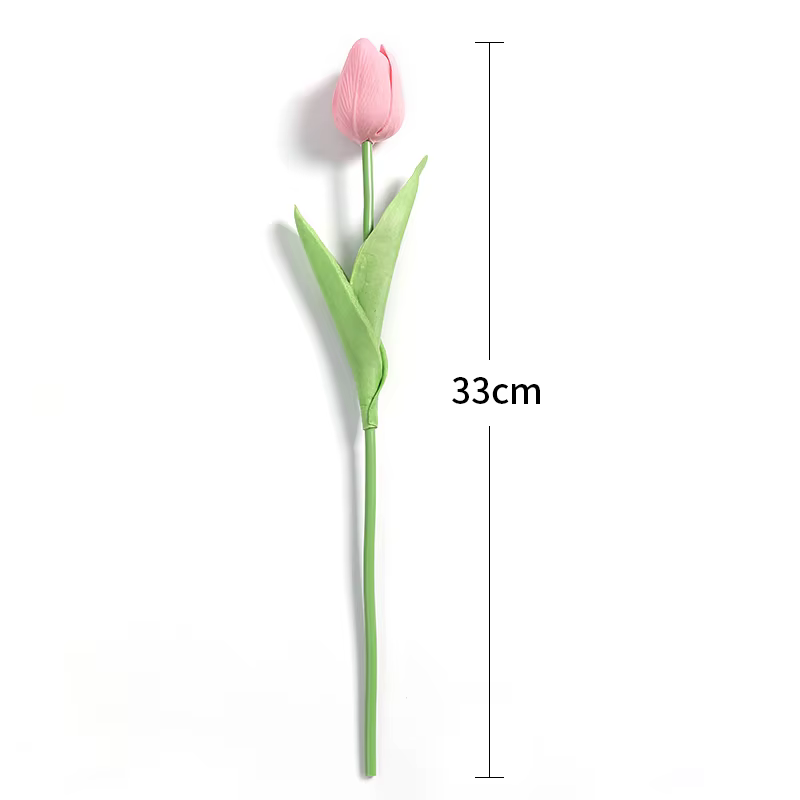 Bouquet de tulipes artificielles au toucher réel