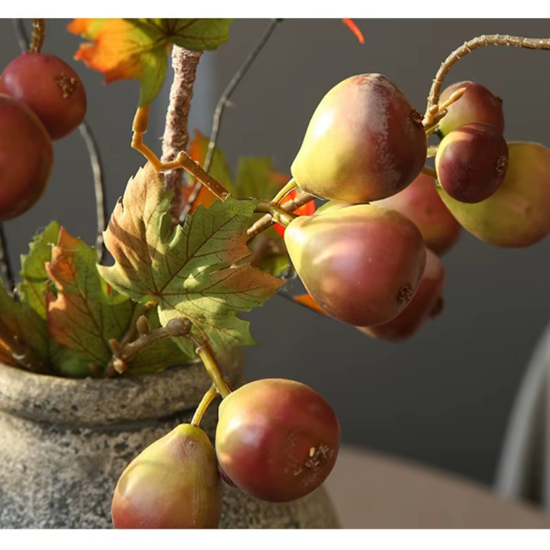 Plante verte artificielle en plastique