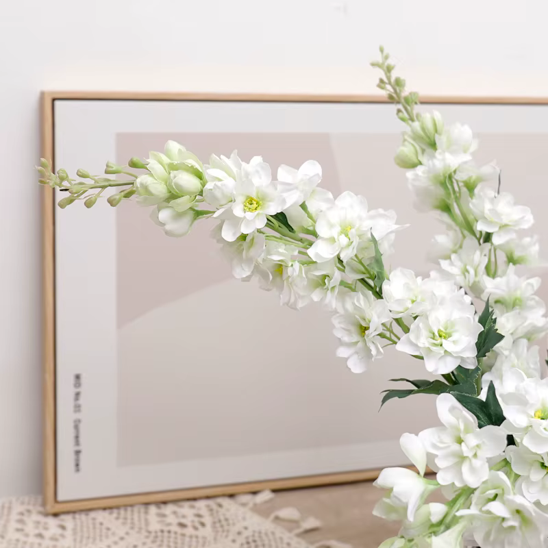 Fleurs artificielles 75CM longue branche Hyacinthus soie Delphinium maison salon Vase Arrangement floral artisanat décoration de mariage