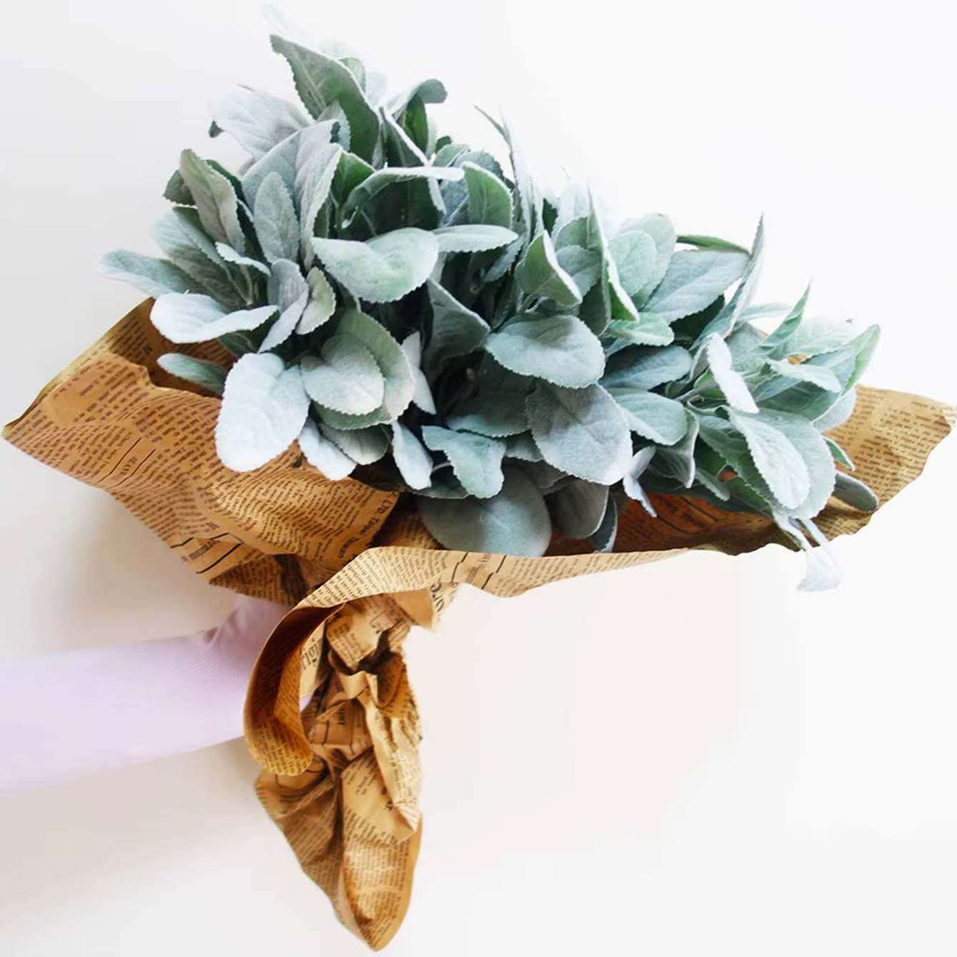 1/3 pièces de plantes artificielles en velours