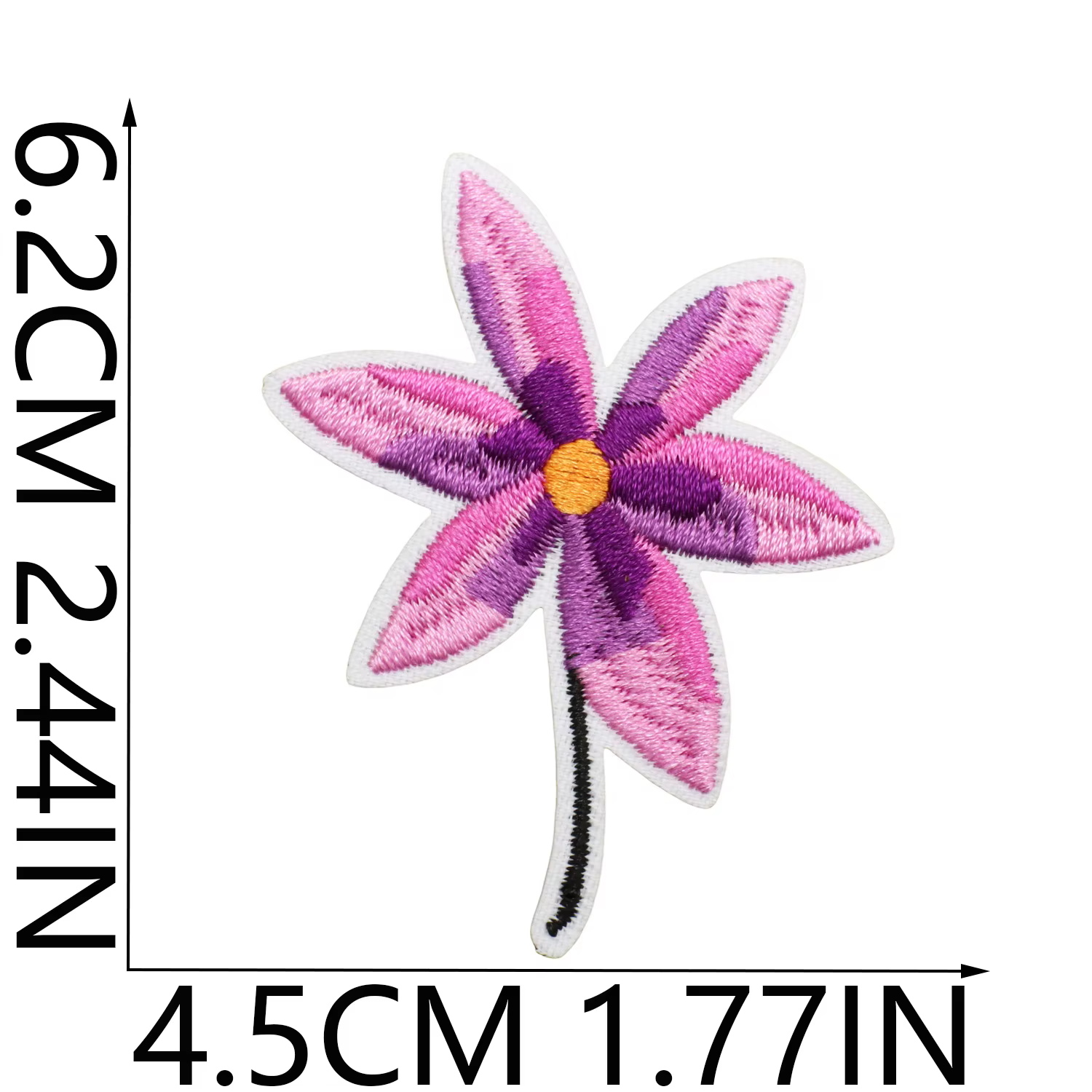 Différentes fleurs appliquées pour chemise robe bricolage dessin animé herbe abeille papillon fer sur patchs petits pièces de couture en tissu