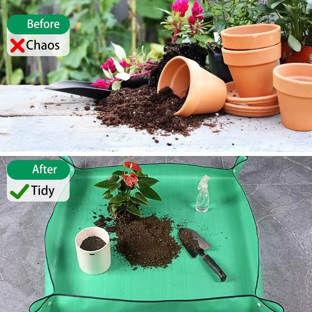 Tapis de plantation pliable 50cm-66cm-75cm pour jardinage