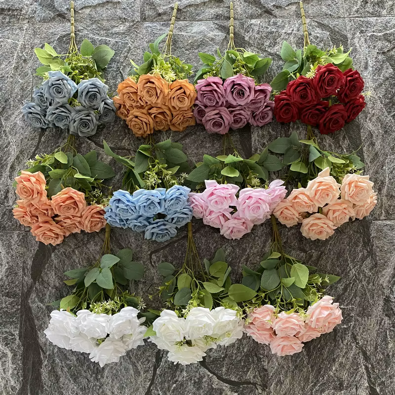 Roses artificielles de Paris de 16.5 pouces