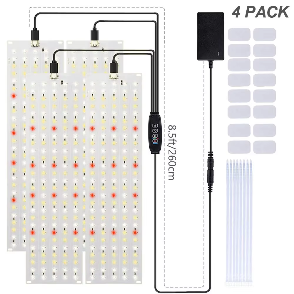 Lampe de culture LED 12V ultra-mince à spectre complet