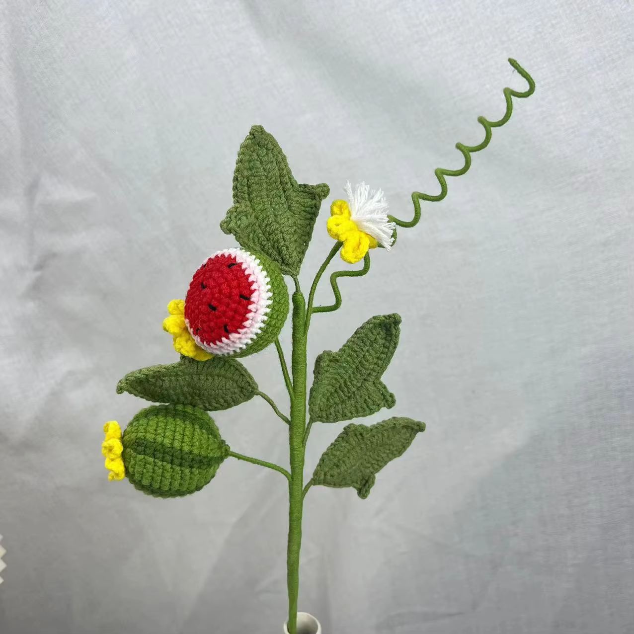 Bouquet de fleurs artificielles faites main au crochet