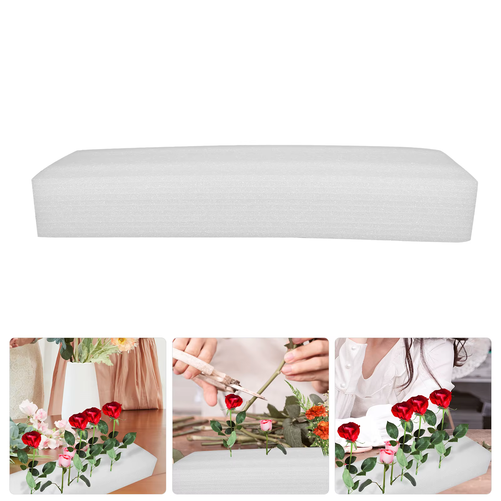 Base de bloc de mousse pour arrangement floral