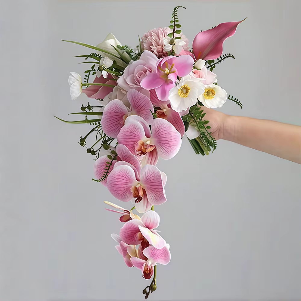 Bouquet de Mariage Cascade Effet Cascade