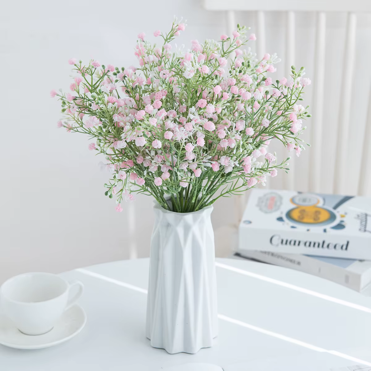 Fleur artificielle Gypsophile de haute qualité pour bouquet de mariée