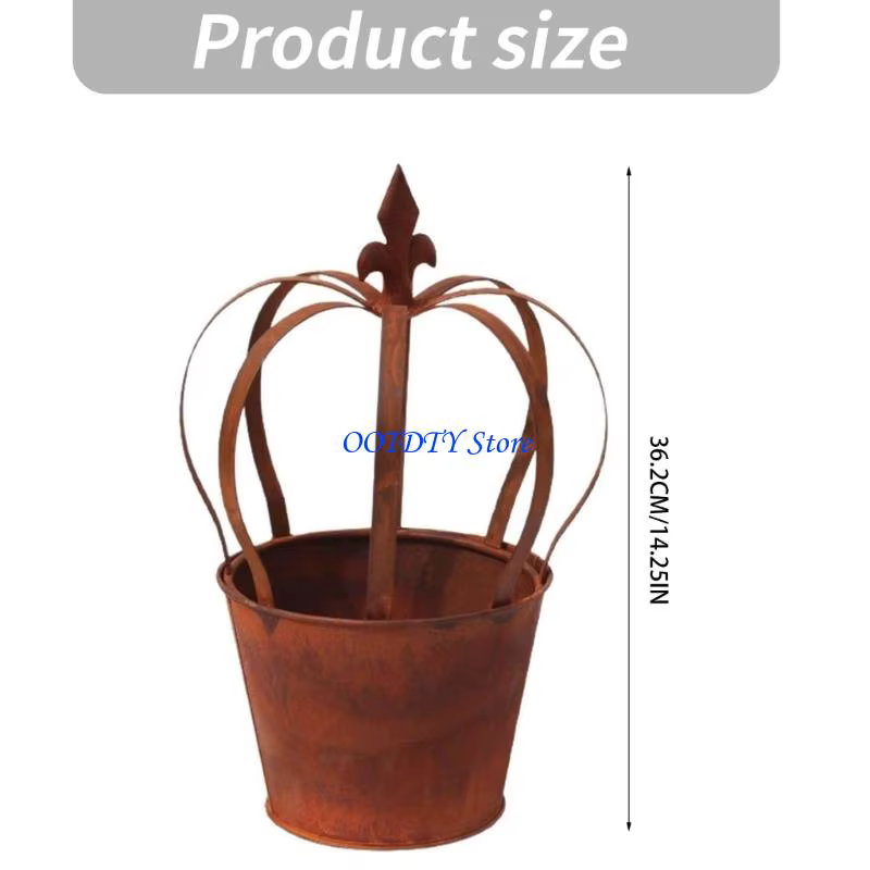 Pot fleur en forme couronne 367A