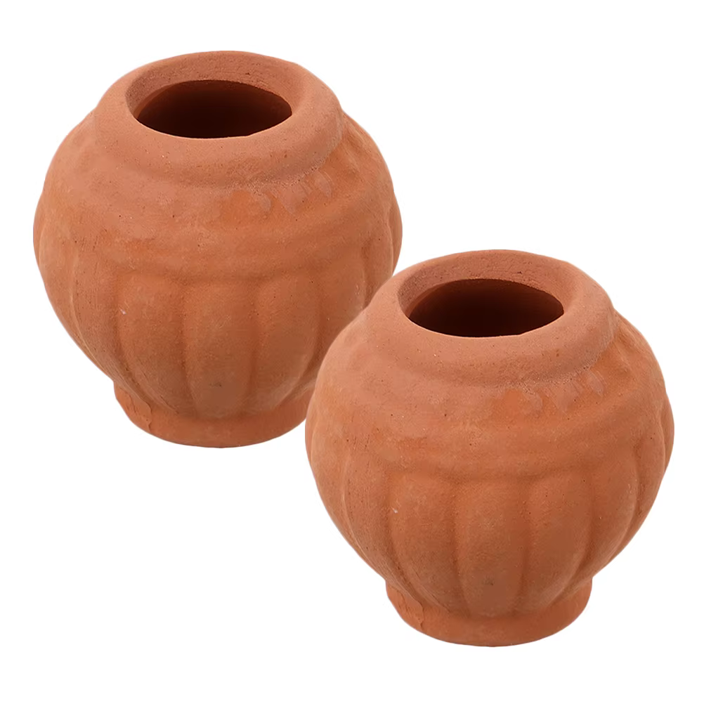Mini bassin en terre cuite Cupidon pour femmes, 2 pièces, petits Pots de plantes, accessoires succulents, bol en argile fait à la main, mignon