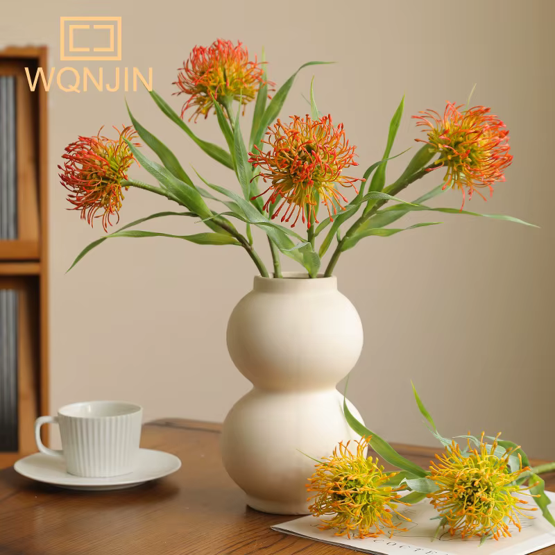 1 pièce, nouvelle fleur de coussin d'aiguille simulée