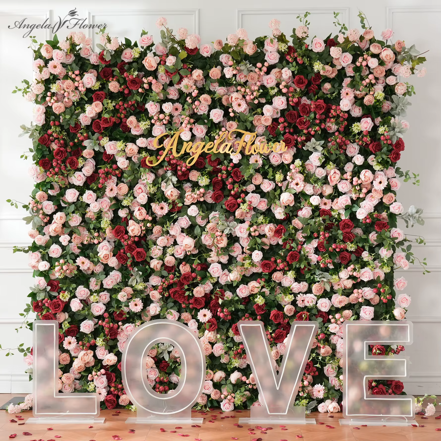 A9137 Composition florale artificielle Angela