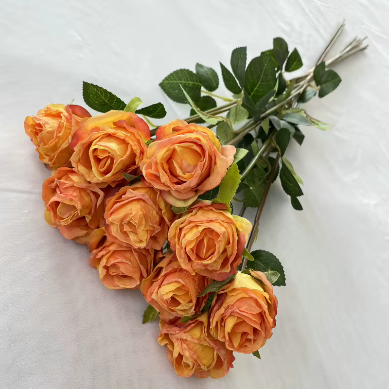 Bouquet de roses bulgares artificielles