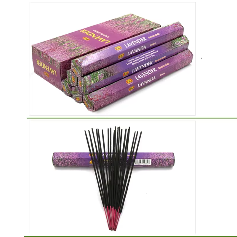 Y 20 bâtons inde lavande encens sandale méditation jasmin maison parfum chambre toilette bois d'agar ligne tibétaine aromathérapie